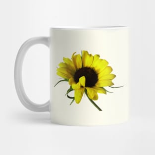 Sunflower With Naturally Curly Hair Mug